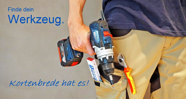 Handwerker mit Bohrmaschine